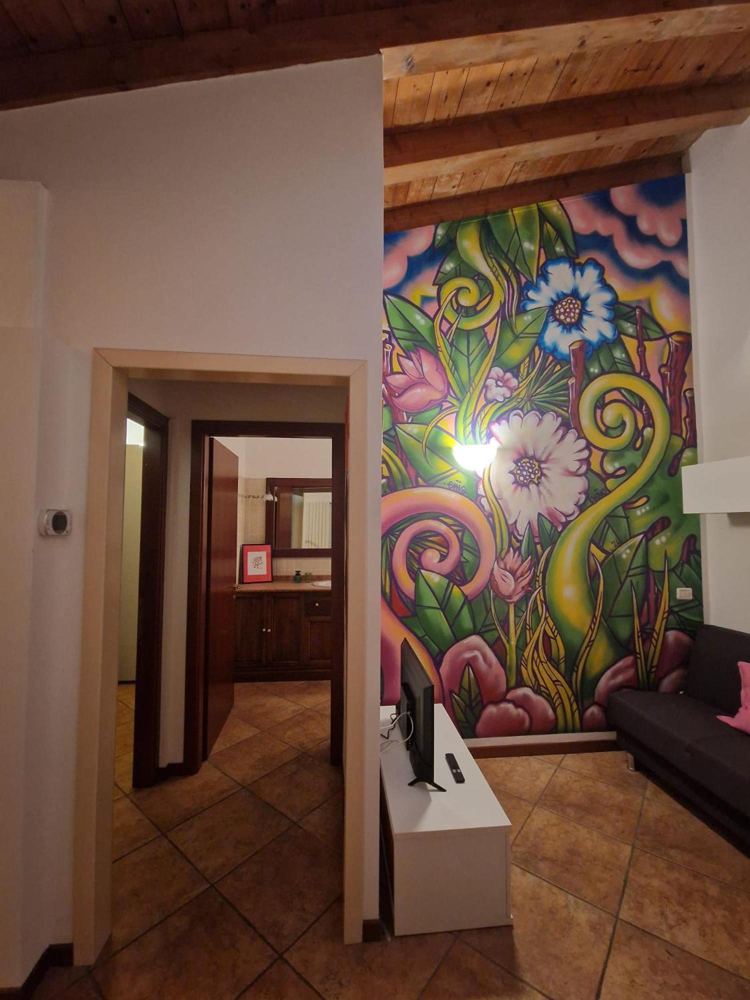 Pati Bilocale - Graffiti'S Apartment Bergamo Ngoại thất bức ảnh