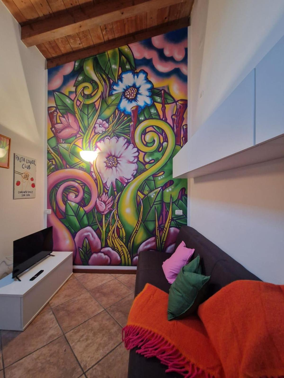 Pati Bilocale - Graffiti'S Apartment Bergamo Ngoại thất bức ảnh